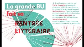 Miniature : La grande BU fait sa rentrée littéraire ! | BU Nanterre