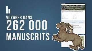 Miniature : Promenade dans le portail Biblissima : un crocodile, un érudit, un manuscrit