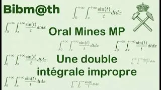 Miniature : Oral Mines MP : une double intégrale impropre