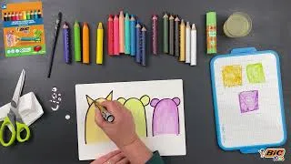 Miniature : Tuto BIC Kids – Peindre avec des crayons Multi surfaces