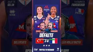 Miniature : FRANCE F - CHINE F Aujourd'hui à 14H30 en CLAIR et GRATUITEMENT sur TWITCH #volleyball #vnl #france
