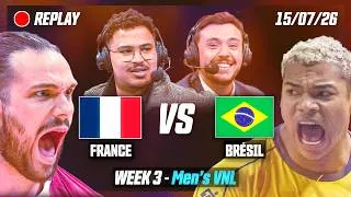 Miniature : FRANCE VS BRESIL - Semaine 3 - Men’s VNL 2026