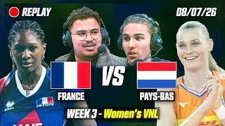 Miniature : FRANCE VS PAYS-BAS - Semaine 3 - Women's VNL 2026