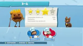 Miniature : Overcooked! 2, Mode classique 3-1, 4 étoiles