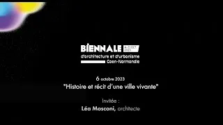 Miniature : "Histoire et récit d’une ville vivante" - 6 octobre 2023