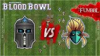 Miniature : Warhammer Blood Bowl - EuroBowl : Morts-Vivants VS Union Elfique