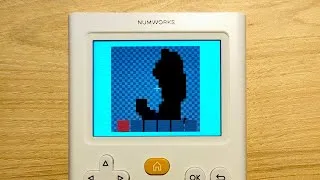 Miniature : Bad Apple but in Minecraft but on a calculator