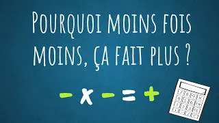 Miniature : Pourquoi MOINS × MOINS = PLUS ? 🤯 (expliqué simplement)