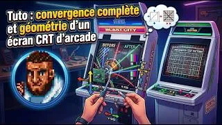 Miniature : Tuto : Convergence complète et géométrie d'un CRT d'arcade avec Gemba Games.