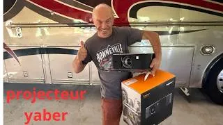 Miniature : essai du video projecteur yaber projector K3. le top pour notre hangar