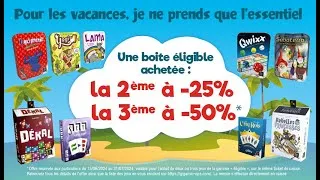Miniature : Profitez d'une offre exceptionnelle sur une sélection de jeux Gigamic