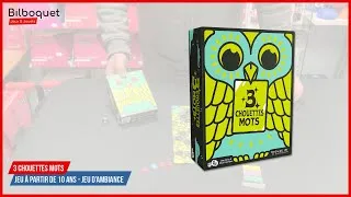 Miniature : 3 Chouettes Mots - Big Potato Games - Présentation du jeu - Bilboquet Jeux & Jouets