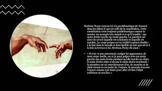 Miniature : Le corps comme expérience: phénménologie de la perception