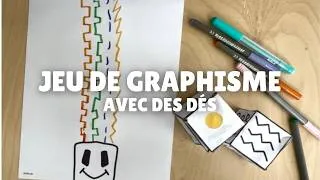 Miniature : Dessine-moi des cheveux avec des dés | Graphisme maternelle et préparation à l'écriture (3-6 ans)