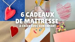 Miniature : 6 cadeaux pour la maîtresse à faire avec les enfants | Idées faciles et fait maison