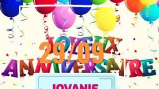 Miniature : Joyeux anniversaire jovanie