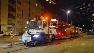 Miniature : Un TRAMWAY remorqué par une DÉPANNEUSE 😳