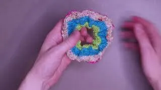 Miniature : TUTO - Fermer un chouchou (scrunchie) tricoté avec un grafting