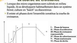 Miniature : Cours Croissance bactérienne (Biologie Monde)