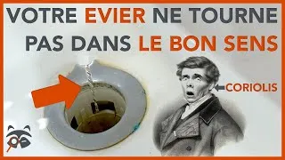Miniature : Pourquoi votre évier tourne dans le sens des aiguilles d’une montre ? (Ou pas…)
