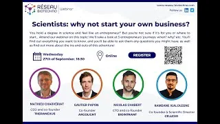 Miniature : Webinar #7 Enrepreneurship