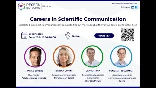 Miniature : Webinar #6 Careers in Scientific Communication