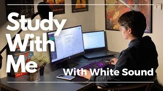Miniature : REAL TIME Study with me (white sound) 30min Productive Power Session