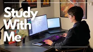 Miniature : REAL TIME Study with me (jazz) 1 HOUR Productive Power Session