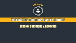 Miniature : Préparation Master Biologie | Modules à Préparer Pour Le Concours