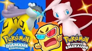 Miniature : On dépasse le taux pour Mew Shiny avec Raikou sur Pokémon Émeraude et BDSP - BiscottePROD REDIFS