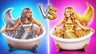 Miniature : Sirène d'Or vs Sirène d'Argent ! Défi d'Une Seule Couleur