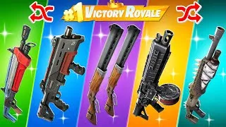 Miniature : NOUVEAUX POMPES ALEATOIRE CHALLENGE pour TOP1 sur FORTNITE !