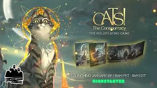 Miniature : Cats! The Conspurracy TTRPG Coming January 14th to Kickstarter!