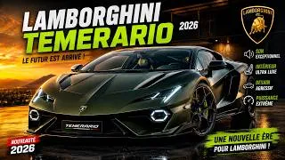 Miniature : 🏎️ Nouvelle Lamborghini Temerario 2026 — Le Futur des Supercars est ARRIVÉ ! 🔥