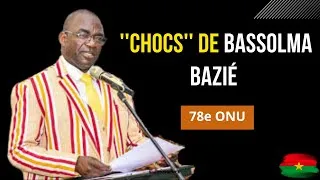 Miniature : Bassolma Bazie (Burkina Faso) devant la 78e Assemblée générale des Nations unies - ONU