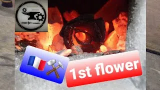 Miniature : Test of a forged rose.    #creation #faitmaison #independant #forging