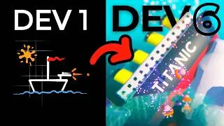 Miniature : 6 DEVS Make a GAME without COMMUNICATING! (titanic edition)