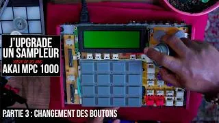 Miniature : AKAI MPC 1000 : Comment CHANGER et NETTOYER LES BOUTONS !