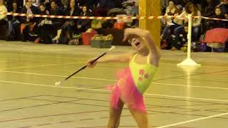 Miniature : choré Barbie Princesse et Popstar - twirling individuel benjamine honneur 2018