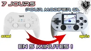 Miniature : 7 jours en 5 min ! (ou comment j'ai transformé cette manette en console portable) [ timelapse ]