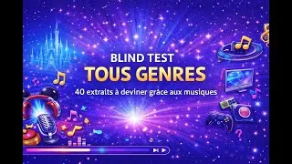 Miniature : Blind Test 🎧 | Films, Séries, Animés, Jeux vidéo & Génériques