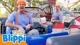 Miniature : Blippi au parc d'attraction d'Adventure City | Blippi en français | Vidéos éducatives pour enfants