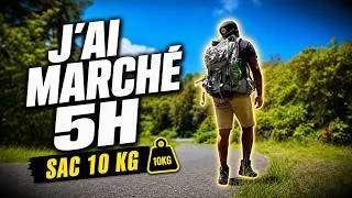 Miniature : j'ai MARCHÉ 5h avec un SAC de 10 kg sur le DOS
