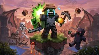 Miniature : je N'AI jamais JOUÉ à MINECRAFT et je VEUX le FINIR en HARDCORE