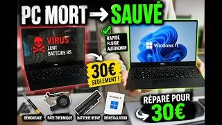 Miniature : Ce PC Dell était mort… je l’ai réparé pour 30€, réparation complète d’un XPS 13