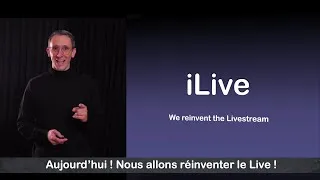 Miniature : Mon Projet 2021 : iLive (Parodie Steve Jobs présentation de l'iPhone)