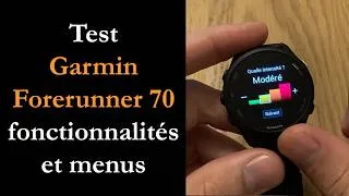Miniature : Test Forerunner 70 : la Garmin la moins chère