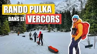 Miniature : RANDO RAQUETTES et BIVOUAC HIVERNAL dans le Vercors - On teste la pulka !