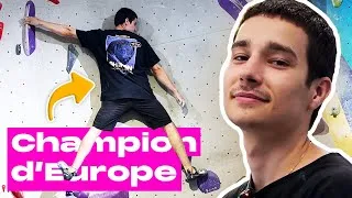 Miniature : 8 BLOCS VIOLETS avec le CHAMPION d'EUROPE d'escalade U21 🏆