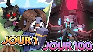 Miniature : ON A SURVÉCU 100 JOURS EN HARDCORE SUR VINTAGE STORY ► MULTIJOUEUR